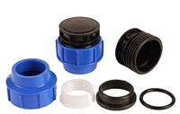Raccord de tuyauterie 20mm - 63mm, manchon coudé femelle, raccords à compression pour systèmes d'irrigation