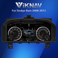 Autoradio Viknav, compteur de vitesse numérique pour Dodge Ram 2008-2012, tableau de bord Linux, écran tactile, panneau de remplacement