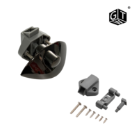 Boutons de verrouillage de quincaillerie pour armoires bureaux bateaux yachts tables et casiers-matériau en alliage de zinc durable