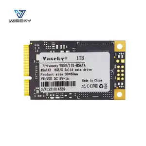 Vaseky High Quality SSD 128GB 256GB 512GB 1TB Capacity 3D NAND TLC SATA 3.0 Hot Selling Msata Internal Desktop Applications