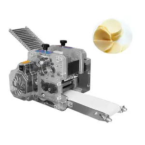 Mini máquina automática de fazer pele de samosa Jiaozi Empanada, máquina de embalagem de bolinho 110V 220V