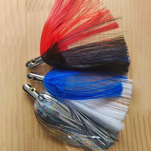 Dernier teaser leurre de pêche à la traîne en cuivre leurres insulaires 10.5 pouces avec leurre de pêche à la traîne au thon clignotant - Product Image 6