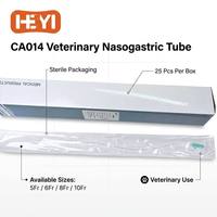 Sonde nasogastrique vétérinaire en PU radiopaque avec fil-guide pour chiens, chats et animaux 5Fr