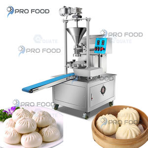 เครื่องทำขนมปังแผ่นโมโม่และม้วนขนมปังยัดไส้อัตโนมัติพร้อมไส้และพับสำหรับการผลิตขนมปัง - Product Image 3