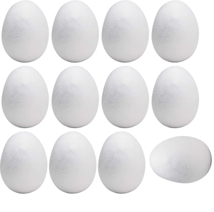 Œuf en mousse pour peinture DIY, décoration de fête de Pâques, œuf en mousse solide pour enfants, école, maternelle, maison, fournitures d'artisanat pour festivals - Product Image 1
