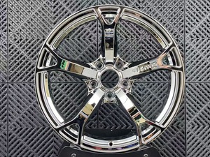 Rines de Aleación de Aluminio Cóncavos de 5 Radios en Forma de Y, Forjados, con Acabado Cromado, 19x8.5 20x10 21x10.5, 20mm/25mm, para GT Camaro SS G37 Q50 350z - Product Image 3