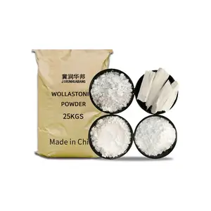 Wholesales Acicular wollastonite powder for raw materials of papermaking, ceramics, cement, rubber, plastics, Gas filtration