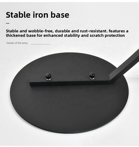 <span class=keywords><strong>Lampadaire</strong></span> LED au design moderne et épuré, corps en fer, pour salon et chambre, lumière d'ambiance, lampe sur pied - Product Image 4