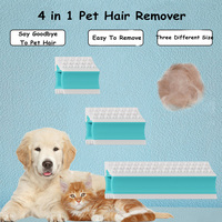 Nouveau brosse à poils d'animaux de compagnie grattoir multifonctionnel pour animaux de compagnie canapé tapis nettoyant pour enlever les cheveux flottants vêtements brosse collante