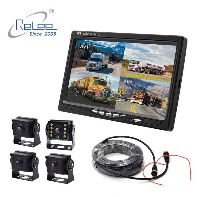 Camera Dash Cam Recorder Backup Camera 4 Cameras HD 720P Reverse View Big Screen Rc Front Evp Board Small Mi Car Black Box