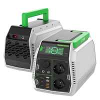 Station d'alimentation portable AC 600W, batterie LiFePO4, Power Bank 500Wh 700Wh, générateur solaire d'urgence pour le camping en plein air