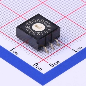 Lote de 5 unidades Rm3Af-16R-V-T/R Diptronics Original Genuino SMD 10*10mm Interruptor Codificador Rotatorio de 16 Velocidades - Product Image 1