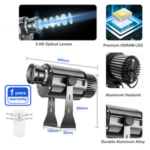 Proyector LED Gobo TMUT para Exteriores, IP67 Impermeable, Aleación de Aluminio, 25W, 2750 Lúmenes - Product Image 6