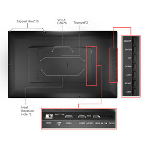 Affichage mural avec signes numériques, 21.5 pouces, 1 unité, boucle d'affichage Hd, cadre Photo numérique, écran Lcd - Product Image 6