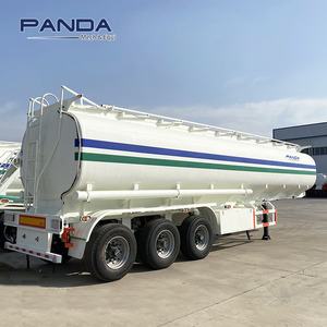 Liquide citerne huile essence carburant citerne Semi camion remorque 40000 45000 litres semi-remorque Q345 acier haute résistance 70 tonnes Max 0% - Product Image 5