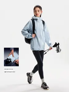 Chaqueta de Senderismo y Montañismo PELLIOT, Cortavientos de Carcasa Dura para Exteriores, Nueva, Ultraligera, Impermeable, con Cremallera TORAYDELFY - Product Image 5