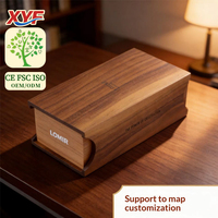 Boîte de rangement à bijoux en bois massif à couvercle coulissant rectangulaire de Dongguan avec option de commande personnalisée Modèle DMT45