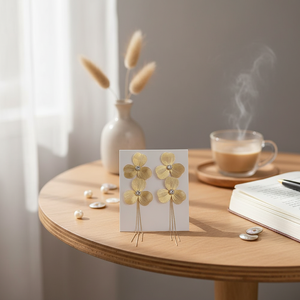 Vendita calda argento Huggie orecchini con strass croce di luna fatto a mano di moda di tendenza per le ragazze all'ingrosso disponibile - Product Image 3