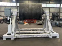 Enrouleur de courroie en caoutchouc Beltwin robuste à commande PLC, machine automatique d'enroulement et de déroulement de courroies, largeur de courroie 2000 mm, rouleau de 3000 mm