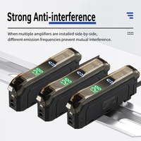 Amplificateur de fibre optique industriel haute vitesse ES-HD11, réponse 25us, double affichage numérique, DC12-24V, -20~+50 pour pièces à grande vitesse