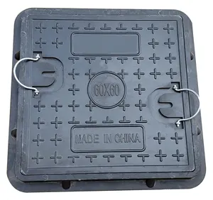 Cubierta compuesta SMC de resistencia a la corrosión, placa de cubierta FRP, tapa de boca FRP - Product Image 1