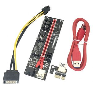PCIE Riser VER011 PRO USB 3,0 <span class=keywords><strong>VER</strong></span> 011 Riser para tarjeta de video Cabo Riser PCI Express X16 Extender Adapter Card - Product Image 1
