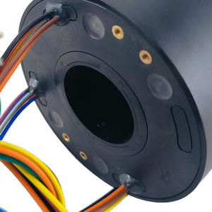 Anneau conducteur traversant creux de haute précision, connecteur annulaire électrique rotatif à 360 degrés, 440 VAC/VDC 5A CE - Product Image 4
