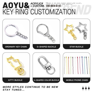 Llavero de Acrílico Transparente de Color Personalizado de Alta Calidad, Material Plástico, Precio al por Mayor - Product Image 5