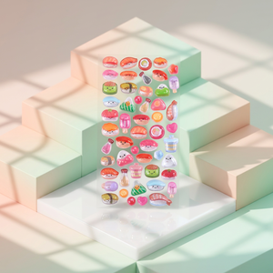 Bonbon Drop Capsule <b>Stickers</b> 16 PCS Korean Cute 3D Puffy Jelly Waterproof PVC Deco <b>Sticker</b> <b>Diary</b> Planner Phone Bulk Distributor - Product Image 2