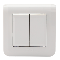Yaki 82 Union Standard Européenne Style Allemand Panneau de Verre Blanc Interrupteur Mural Prise Fonction Module Combinaison Norme Européenne