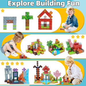 80 Piezas, el Juego de Cubos Magnéticos para Niños Más Vendido, Estimula la Imaginación, Bloques Educativos - Product Image 5