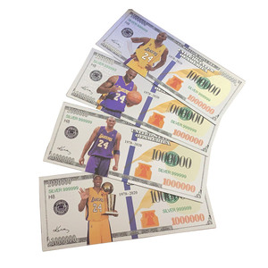 Nuova Banconota Commemorativa in Foglio d'Argento da Un Milione di Dollari di <span class=keywords><strong>Kobe</strong></span> <span class=keywords><strong>Bryant</strong></span> - Product Image 1
