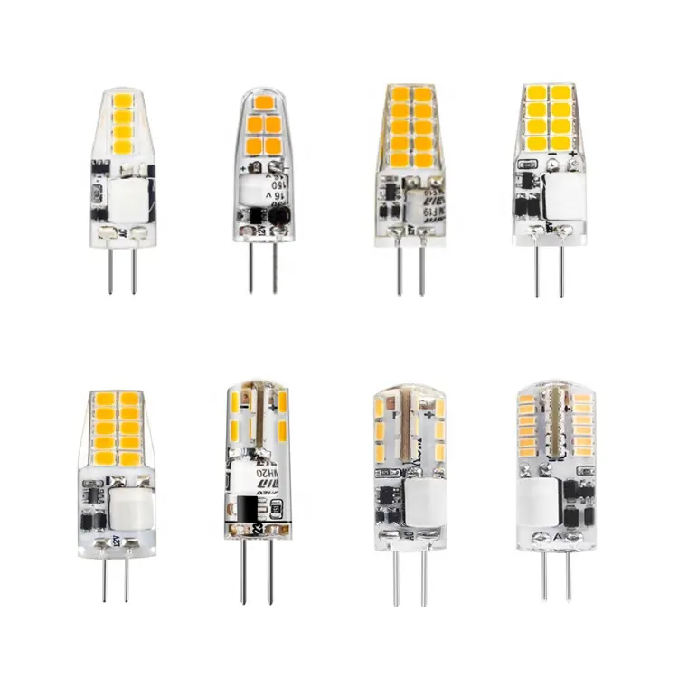 CE ROHS Silicon Body G4 Bulb G4 1.5W 2W AC DC12V replace Halogen Bulb Small LED G4 Bulb Lights , LED-JC