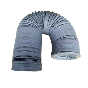 Pvc gris blanc DN255 feuille d'aluminium double couche composite <span class=keywords><strong>tuyau</strong></span> de ventilation de climatisation centrale - Product Image 5