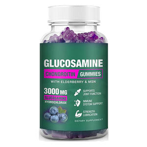 Toplu Fabrika Üretimi Şekersiz Glukozamin Kondroitin MSM Kompleksi Glukozamin Kondroitin Jelibonları Kondroitin Glukozamin Eklem Desteği - Product Image 1