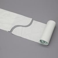 Sacs poubelle robustes Wave Top Doublure de poubelle Joint à fond plat, rouleau perforé
