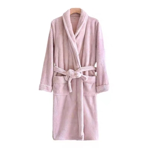 Women's Luxury Fleece Bathrobe with Custom Logo for Home and Hotel Sleepwear for Wholesale