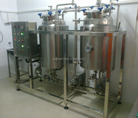 Pasteurisateur de lait de 300 l, réservoir de pasteurisation par lots de 300 litres, équipement de pasteurisation laitière miniature de 300 litres à vendre