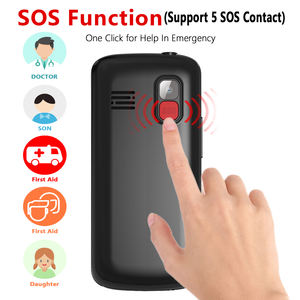 Téléphone <span class=keywords><strong>portable</strong></span> 4G pour seniors avec grande batterie, carte SIM unique, appareil photo, radio FM, bouton SOS, prise en charge de 7 langues, station de charge pour personnes âgées - Product Image 4