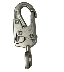 Mousqueton standard ANSI <span class=keywords><strong>de</strong></span> haute qualité pour les sites <span class=keywords><strong>de</strong></span> construction et d'exploitation minière 25kN forgé Protection contre les chutes Double épaule ceinture - Product Image 1