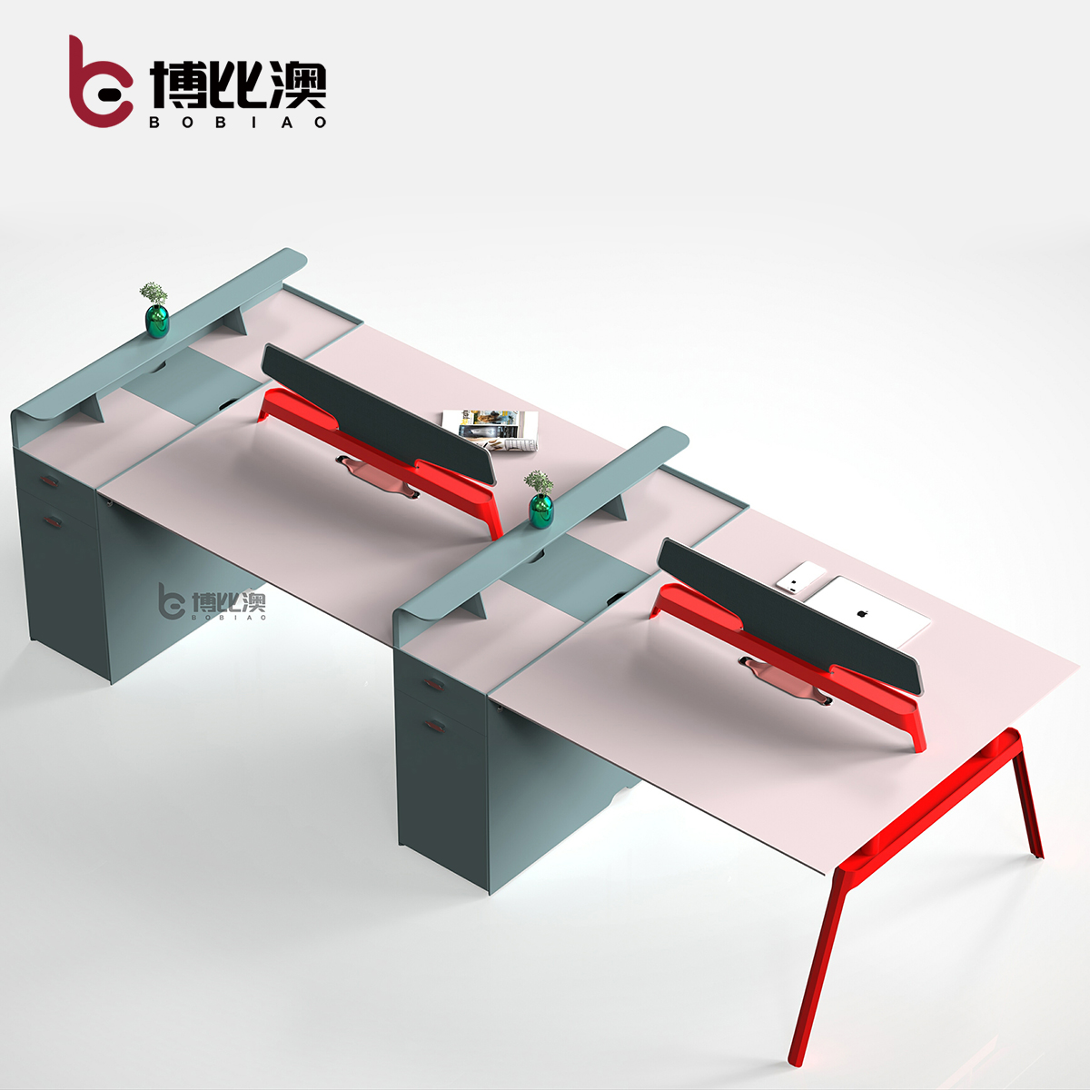 Blu ghiaccio + rosso