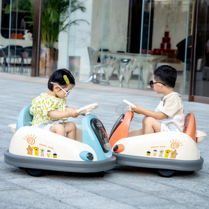 Coches de Choque Eléctricos para Niños, Juguete de Plástico con Funciones Educativas Tempranas, Tipo Kart - Product Image 6