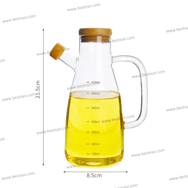 Wholesale seasoning Jar Olive Oil Dispenser Bottle Oil&Vinegar Dispenser