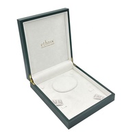 Vente en gros d'usine de coffret cadeau de parure de bijoux en bois de luxe