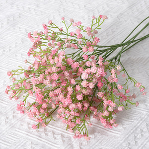 Flores Artificiales de Gypsophila Blancas, Ramo de Flores de Tacto Real <span class=keywords><strong>para</strong></span> Decoración de Bodas, Hogar y Fiestas, Directo de Fábrica - Product Image 5