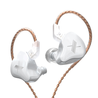 KZ EDX-auriculares dinámicos 1DD, cascos internos de graves HIFI con Monitor de oído, deportivos, con cancelación de ruido
