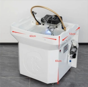 80cm <span class=keywords><strong>de</strong></span> large Design moderne Headspa Lavabo Shampooing Massage <span class=keywords><strong>Lit</strong></span> Bol Vapeur Salon <span class=keywords><strong>de</strong></span> coiffure Chaise <span class=keywords><strong>de</strong></span> lavage pour Spa et Salon <span class=keywords><strong>de</strong></span> beauté - Product Image 6