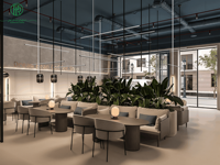 Tables et chaises de café personnalisées comptoir de bar de restaurant conception de meubles de salon de café d'aéroport
