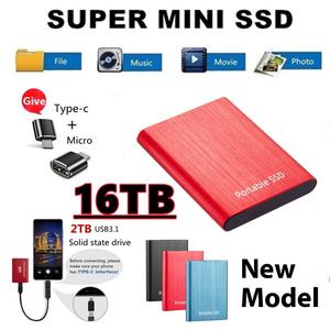 High-Speed 1Tb Tot 16Tb Draagbare Mini Metalen Harde Schijf Met Grensoverschrijdende Buitenlandse Handel Nieuwe Interne Ssd Voor Laptop Geborstelde Stijl - Product Image 3