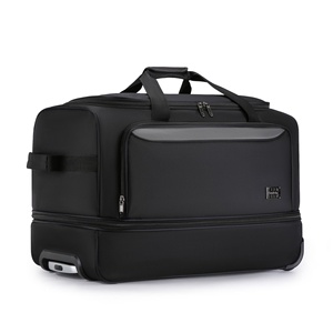 <b>Foldable</b> Expansion Travel Silent <b>Trolley</b> Bag Weekender Outdoor Car Trunk Cabin Roller Bag Spinner Suitcase Oxford Fashion - Product Image 1